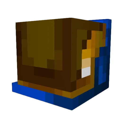 nterstellar Minecraft avatar head, 3D render