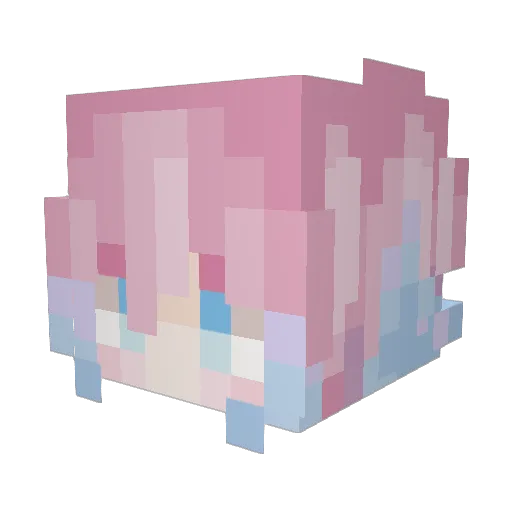 ntheskeletones Minecraft avatar head, 3D render