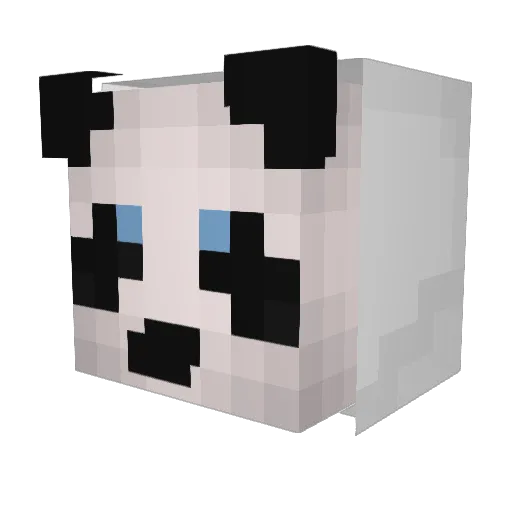 nthomas13 Minecraft avatar head, 3D render