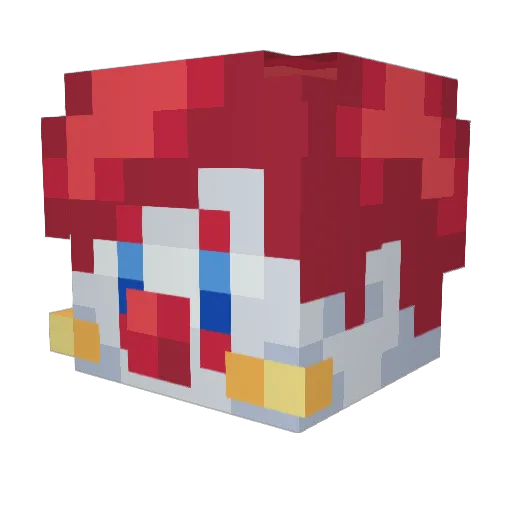 ntio0303 Minecraft avatar head, 3D render
