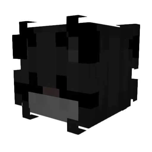 ntli Minecraft avatar head, 3D render