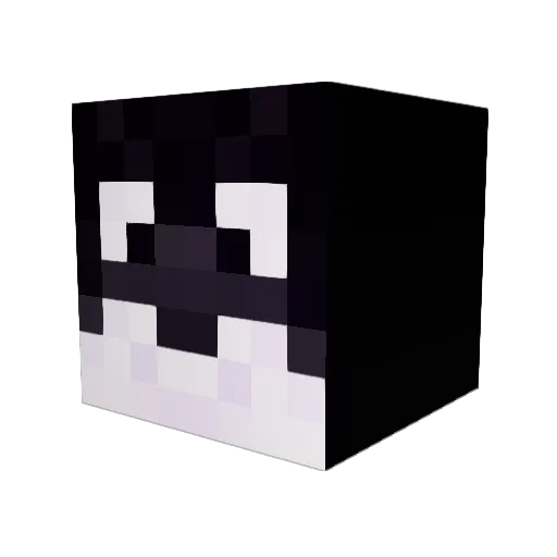 ntnecokan Minecraft avatar head, 3D render