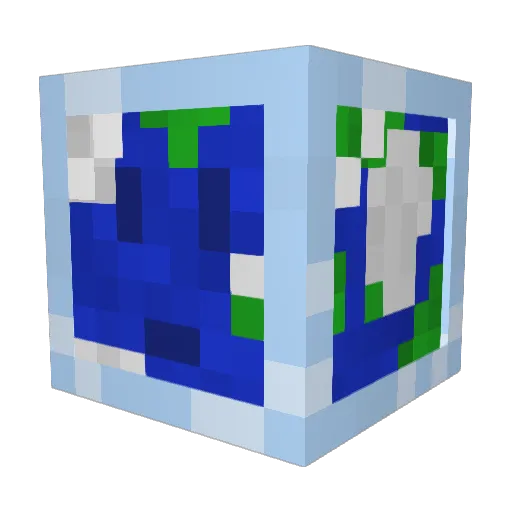 ntr0p Minecraft avatar head, 3D render