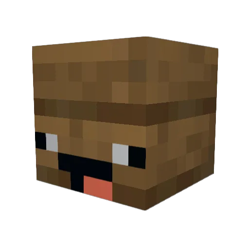 nttin Minecraft avatar head, 3D render