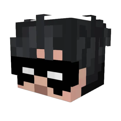 ntvvg Minecraft avatar head, 3D render