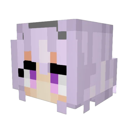 ntym Minecraft avatar head, 3D render