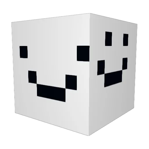 nuclear___ Minecraft avatar head, 3D render