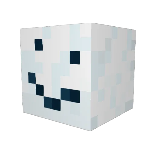 nudyll Minecraft avatar head, 3D render