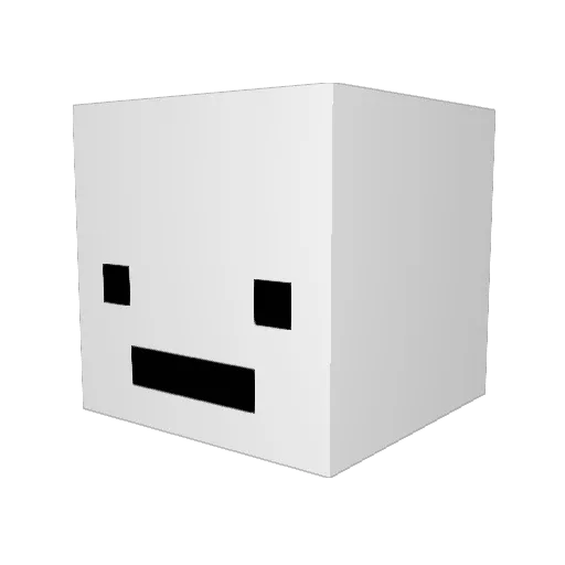 nuggetgames Minecraft avatar head, 3D render
