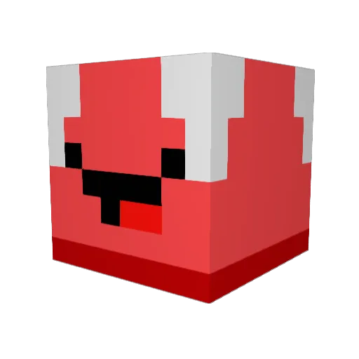 nuggetsts Minecraft avatar head, 3D render