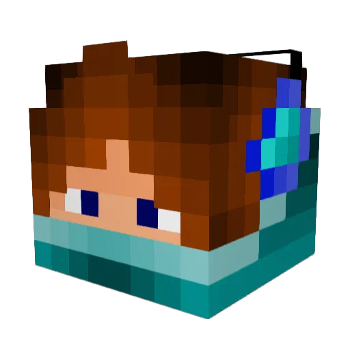 nuggot69 Minecraft avatar head, 3D render