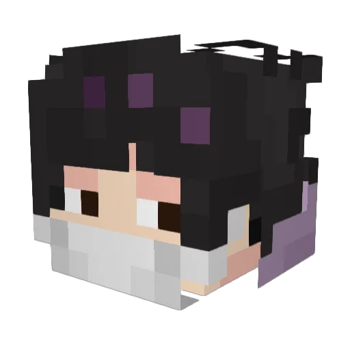 nugnet Minecraft avatar head, 3D render