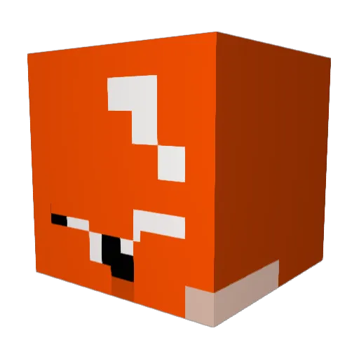 nuguseyo_ Minecraft avatar head, 3D render