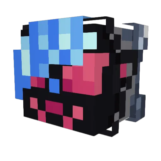 nuhden Minecraft avatar head, 3D render