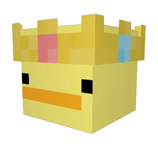 nuhtuhluh Minecraft avatar head, 3D render