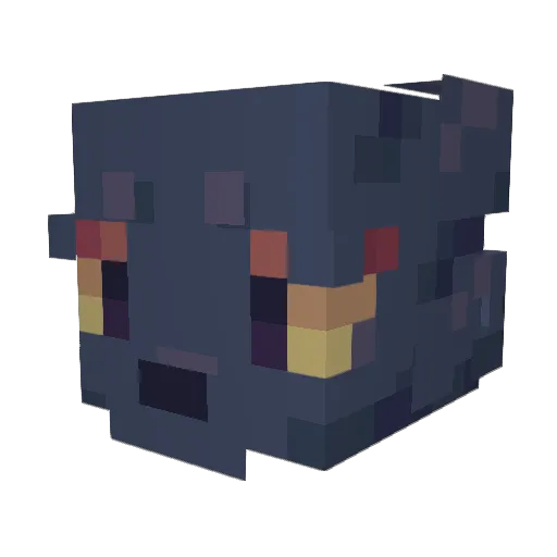 nuiYun Minecraft avatar head, 3D render