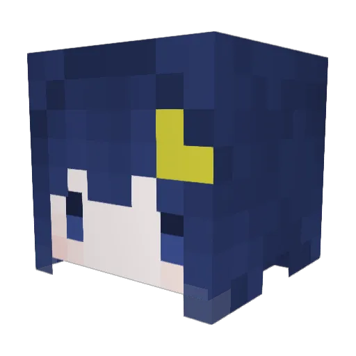 nuiham Minecraft avatar head, 3D render
