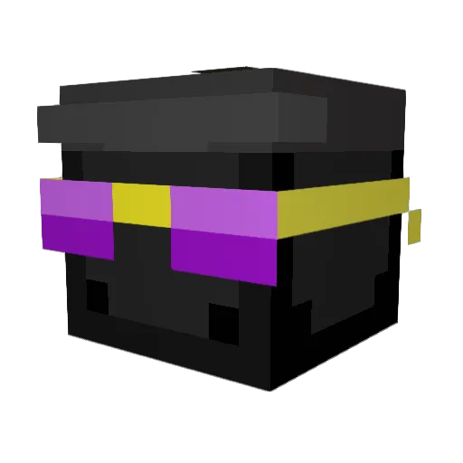 nuii_space Minecraft avatar head, 3D render