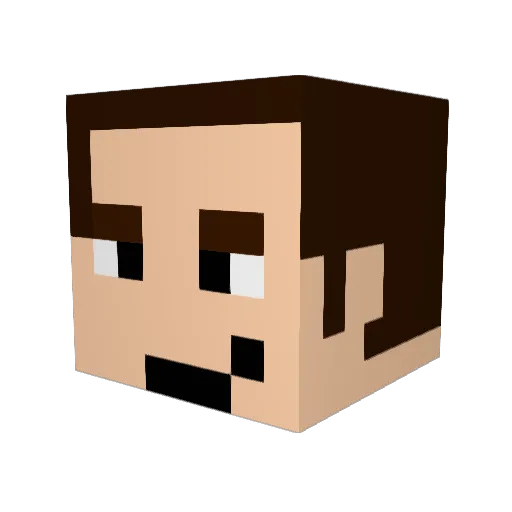 nuke6811 Minecraft avatar head, 3D render