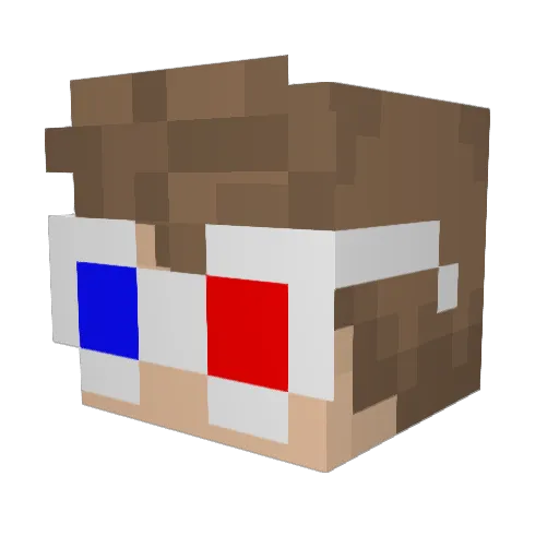 nuker311 Minecraft avatar head, 3D render