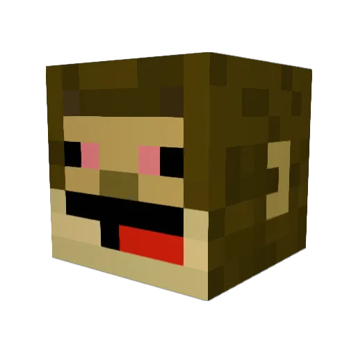 nukman88 Minecraft avatar head, 3D render