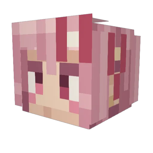 nuko1006 Minecraft avatar head, 3D render