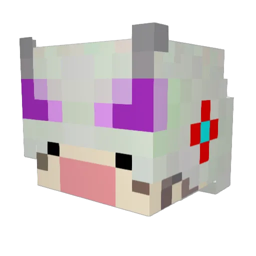 nukopanda Minecraft avatar head, 3D render
