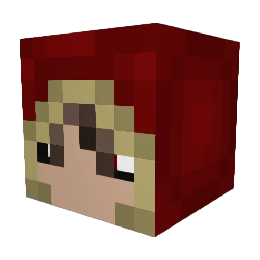 nukunoah Minecraft avatar head, 3D render
