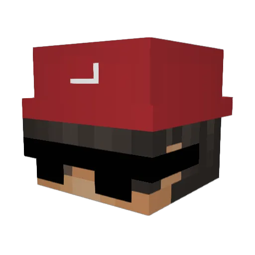 nuky8899 Minecraft avatar head, 3D render