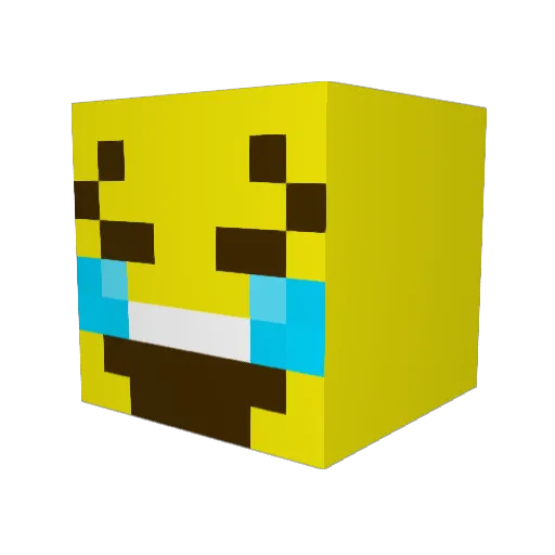 null_p0int Minecraft avatar head, 3D render