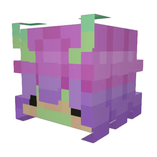 nullidentifier Minecraft avatar head, 3D render