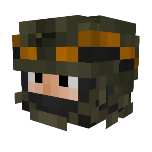 nullisnthere Minecraft avatar head, 3D render