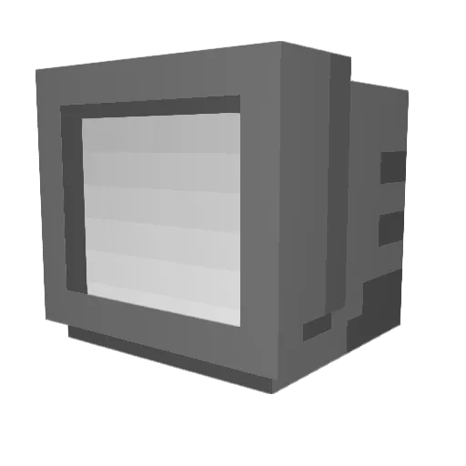 nullsynapsen Minecraft avatar head, 3D render