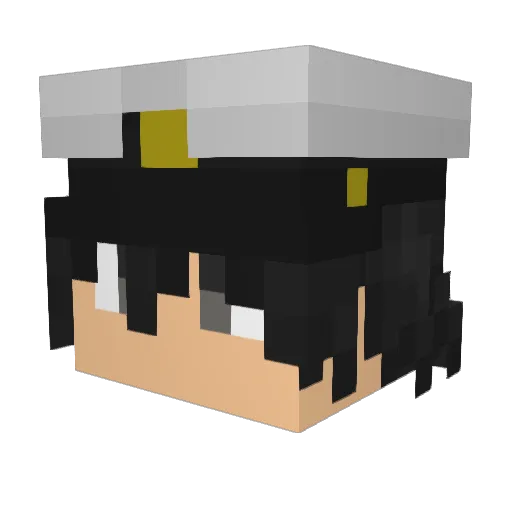 nulumas Minecraft avatar head, 3D render