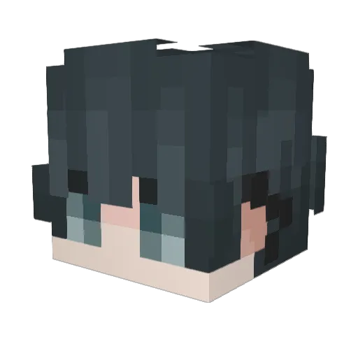 numbakula Minecraft avatar head, 3D render