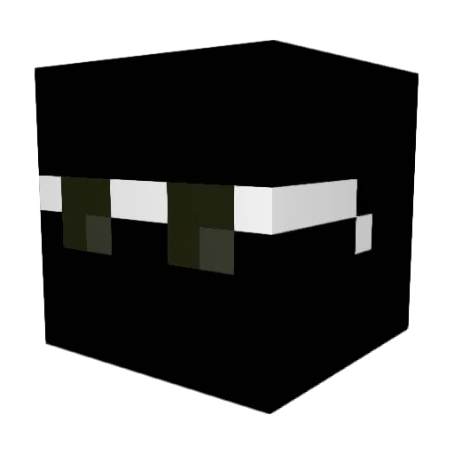 numbal Minecraft avatar head, 3D render