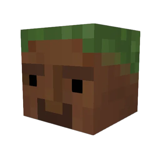 numbdapain Minecraft avatar head, 3D render