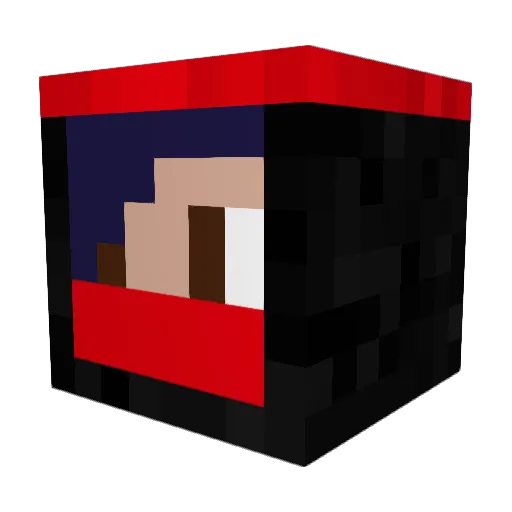 numibatman1 Minecraft avatar head, 3D render