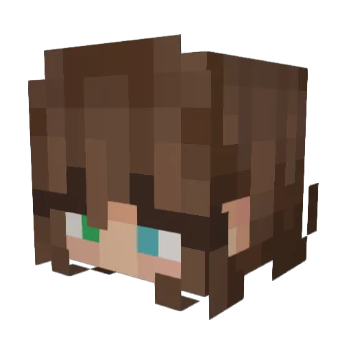 numinos021 Minecraft avatar head, 3D render