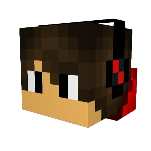 numnut2000 Minecraft avatar head, 3D render