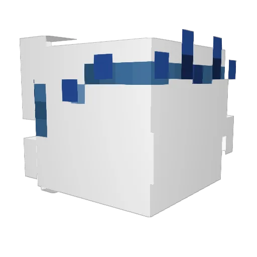 numr Minecraft avatar head, 3D render