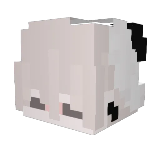 nuoxiaoyan Minecraft avatar head, 3D render