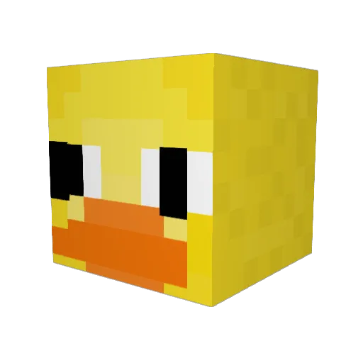 nuria_rom Minecraft avatar head, 3D render