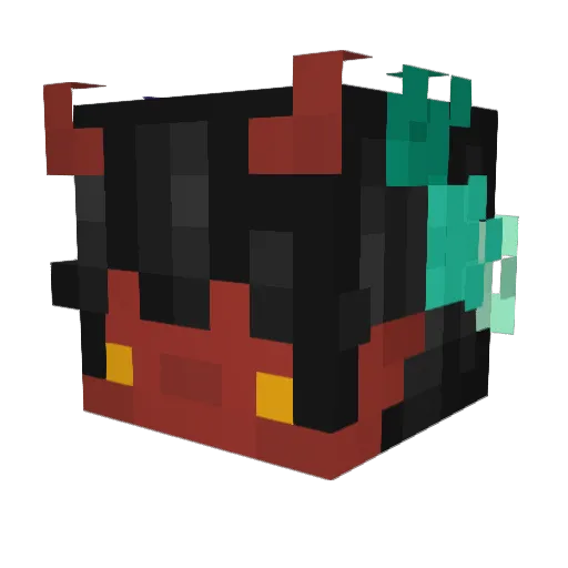 nurtletutans Minecraft avatar head, 3D render