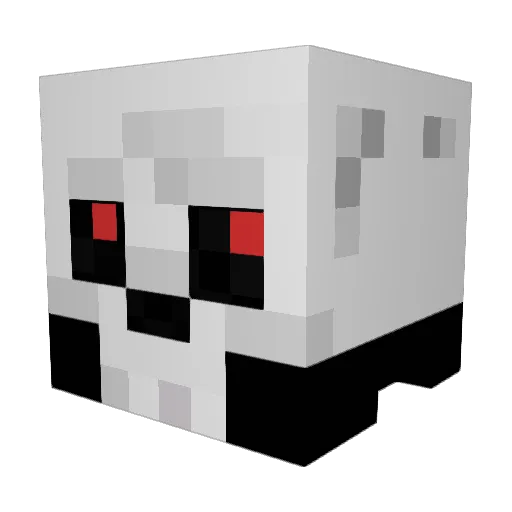 nuss2510 Minecraft avatar head, 3D render