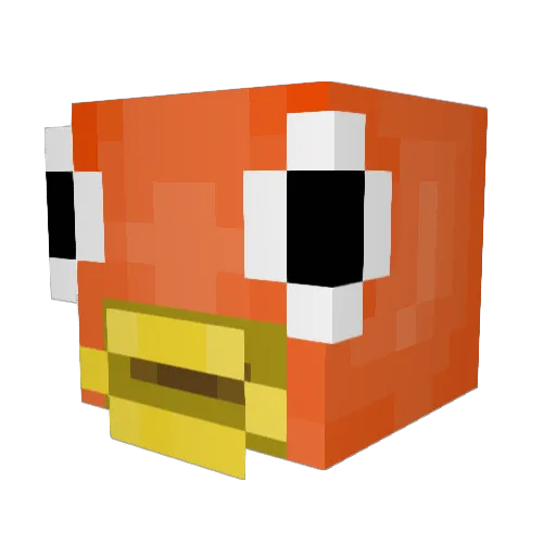 nutchanon Minecraft avatar head, 3D render
