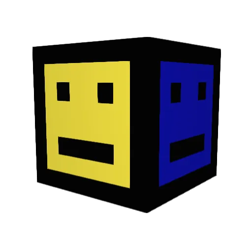 nutssack Minecraft avatar head, 3D render