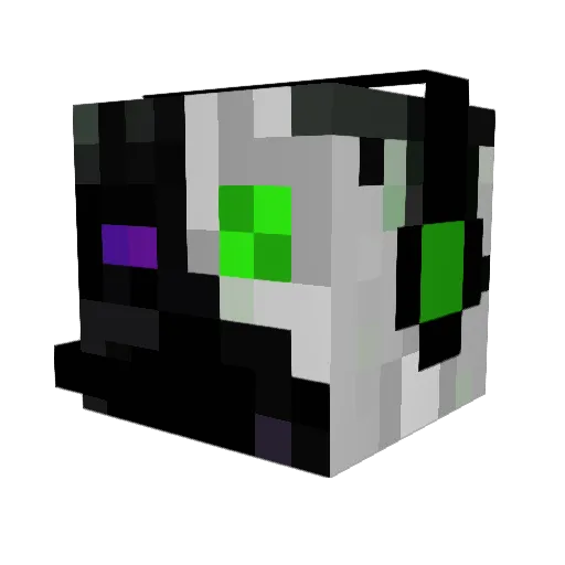 nutuporshutup1 Minecraft avatar head, 3D render