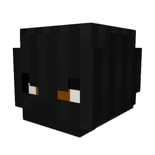 nutyy Minecraft avatar head, 3D render