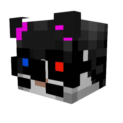 nutzvoll Minecraft avatar head, 3D render